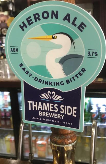 Heron Ale 3.7%, Thames Side Brewery, England
