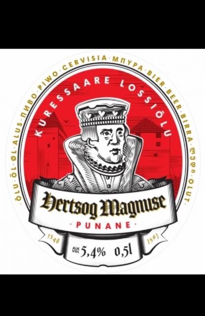Hertsog Magnuse Punane 5.4%, Pihtla Ōlleköök, Estonia