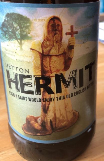 Hetton Hermit 3.8%, Hettton Law Brewery, England