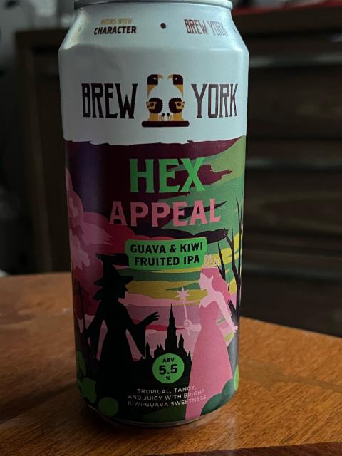 Hex Appeal 5.5%, Brew York, England