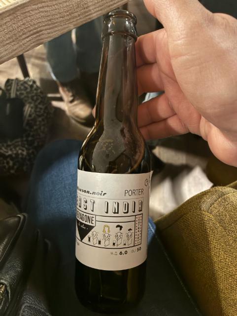 Hexagone east india blouson noir 6.0%, Hexagone & Ales, France