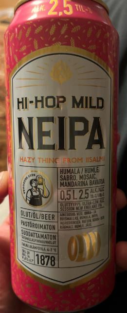 Hi-hop mild neipa 2.5%, Olvi, Finland