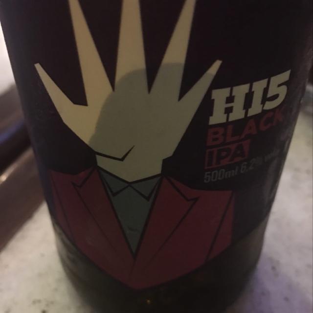HI5 Black IPA 6.2%, 2 Cabeças, Brazil
