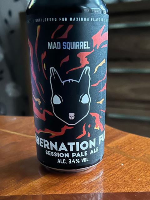 Hibernation Fuel 3.4%, Mad Squirrel Brewing, England