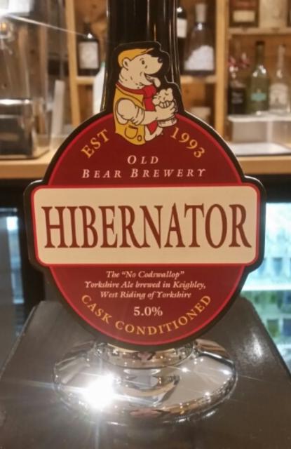 Hibernator 5.0%, Old Bear Brewery, England