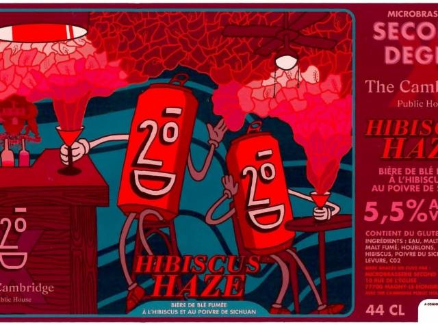 Hibiscus Haze 5.5%, Microbrasserie Second Degré, France
