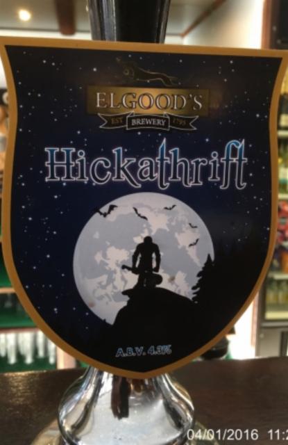 Hickathrift 4.3%, Elgood's Brewery, England