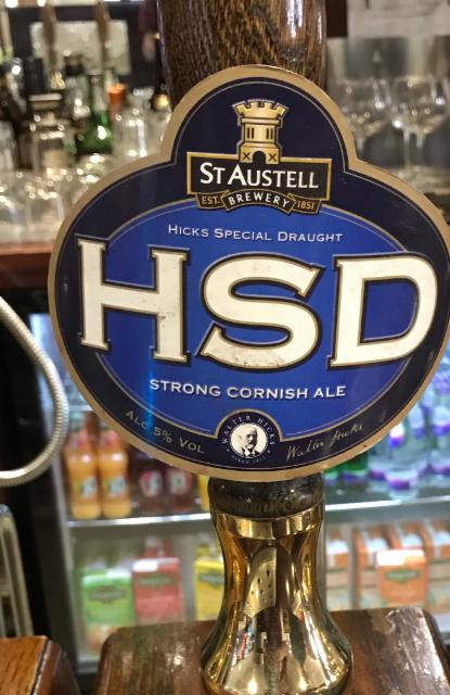 Hicks Special Draught HSD 5.0%, St Austell Brewery, England