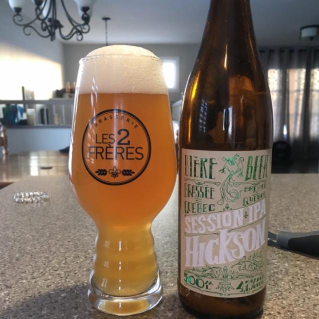 Hickson Session IPA 4.7%, Brasserie Les 2 Frères, Canada