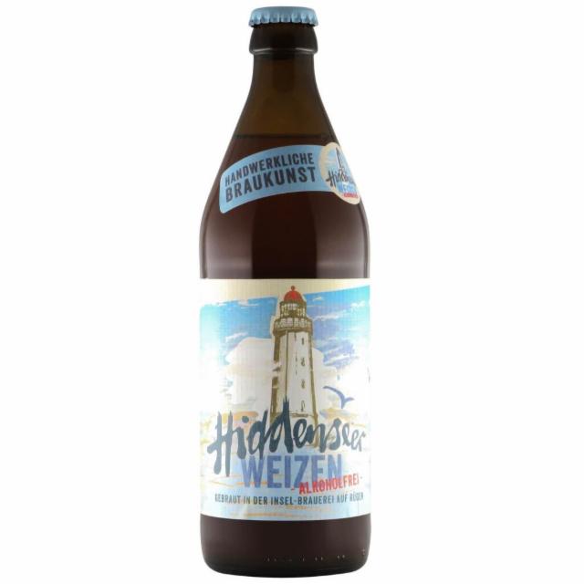 Hiddenseer Weizen Alkoholfrei 0.5%, Rügener Insel-Brauerei GmbH, Germany