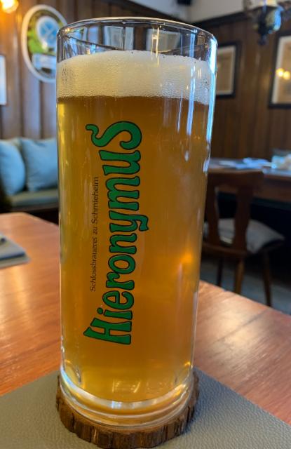 Hieronymus Naturtrüb 4.8%, Schlossbrauerei Stöckle Schmieheim, Germany