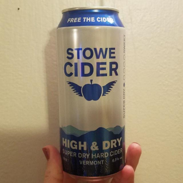 High & Dry 6.5%, Stowe Cider, United States