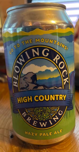 High country hazy pale ale 5.4%, Blowing Rock Brewing Company, United States