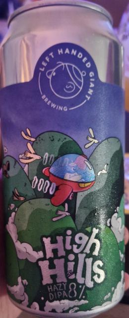 High hills 8.0%, Left Handed Giant Brewing, England