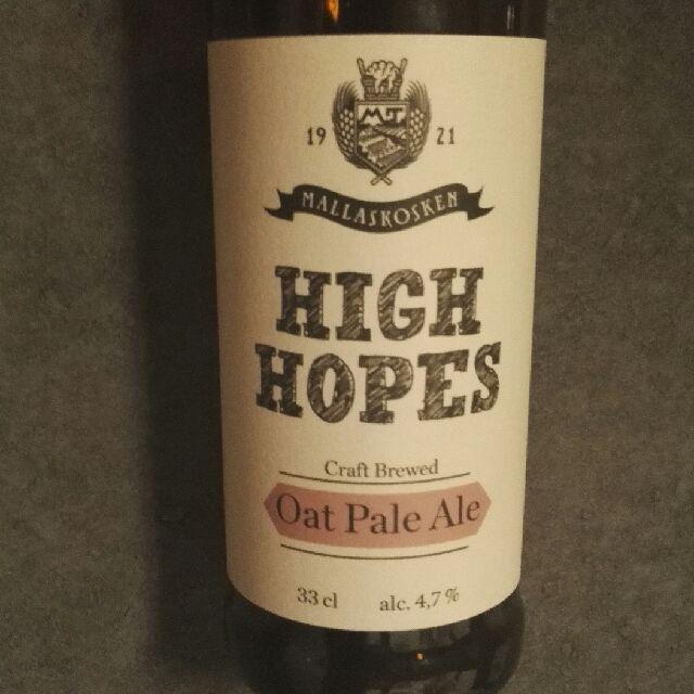 High Hopes 4,7 %, Mallaskosken Panimo, Finland
