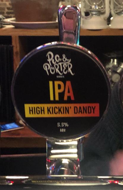 High Kickin' Dandy 5.5%, Pig & Porter Brewing Co., England