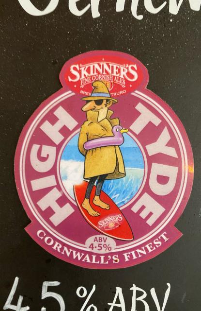 High Tyde 4.5%, Skinner's Brewery, England