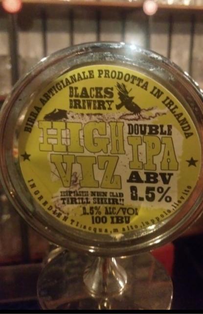 High Viz 8.5%, Blacks Brewery, Ireland