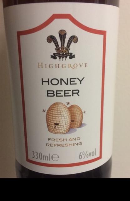 Highgrove Honey Beer 6.0%, Stroud Brewery, England