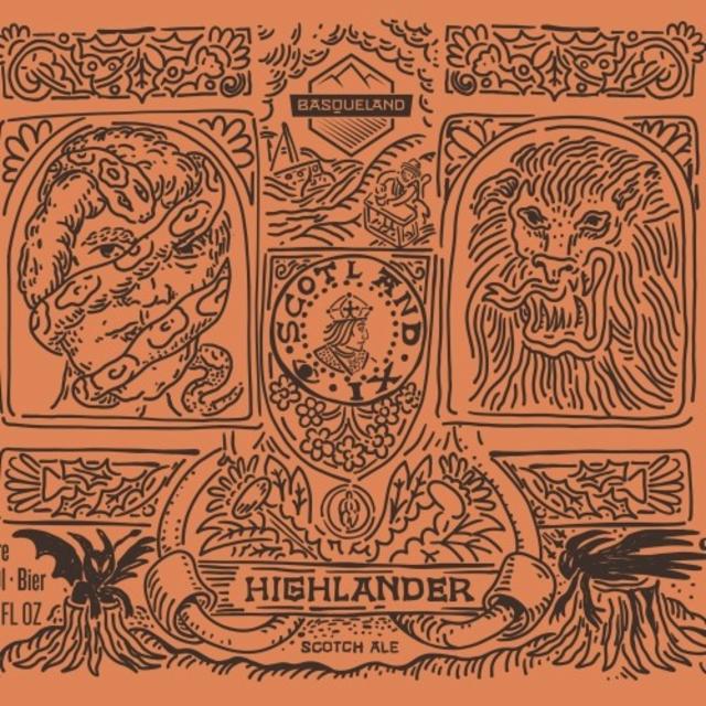 Highlander 4.2%, Basqueland Brewing, Spain