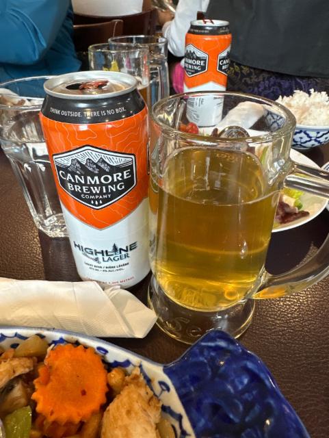 Highline Lager, Canmore brewing company