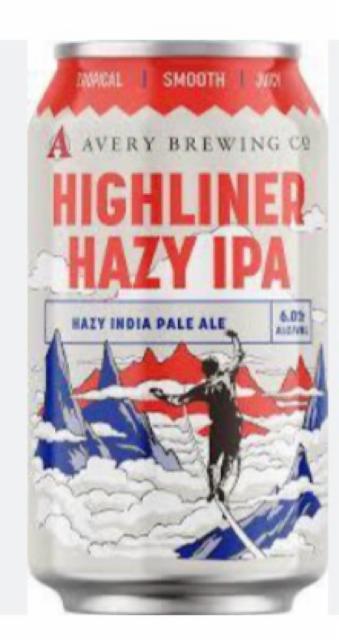 Highliner Hazy IPA, Avery Brewing Company
