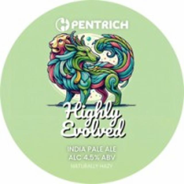 Highly Evolved 4.8%, Pentrich Brewing, England
