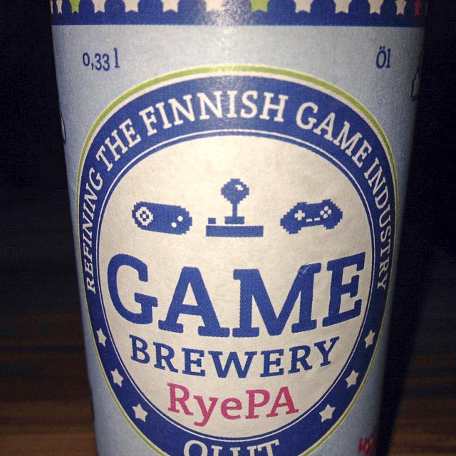 Game Brewery RyePA 5.3%, Panimo Hiisi, Finland