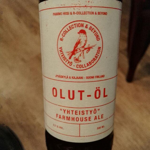 Hiisi X R-Collection & Beyond "Yhteistyö" Farmhouse Ale 5.7%, Panimo Hiisi, Finland