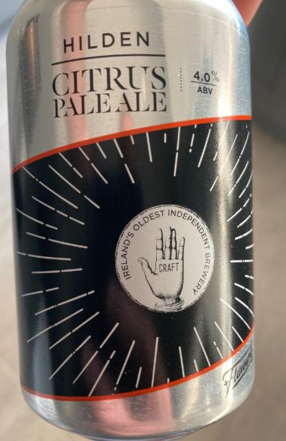 Hilden citrus pale ale 4.0%, Hilden Brewing Co., Northern Ireland
