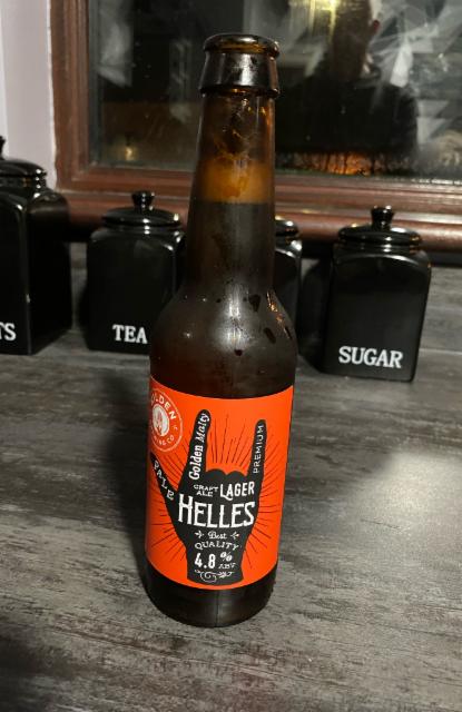 Hilden Helles Lager 4.8%, Hilden Brewing Co., Northern Ireland