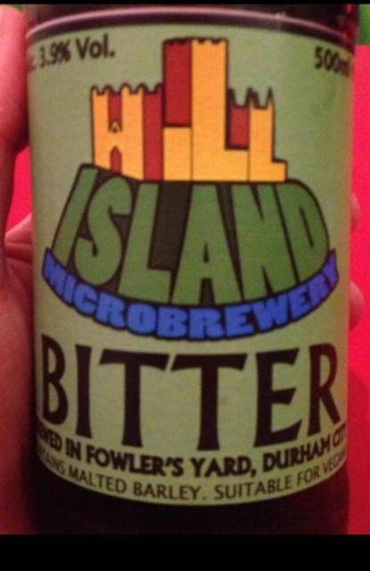 Hill Island Bitter 3.9%, Hill Island Microbrewery, England