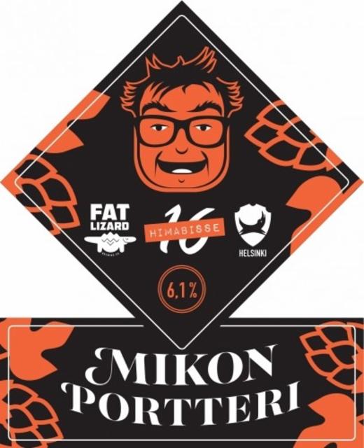 Himabisse 2016 Mikon portteri 6.1%, Fat Lizard Brewing Co., Finland