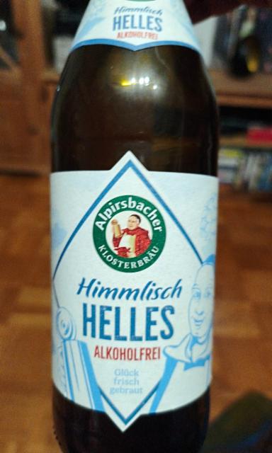 himmlisch Helles 0.5%, Alpirsbacher Klosterbräu, Germany