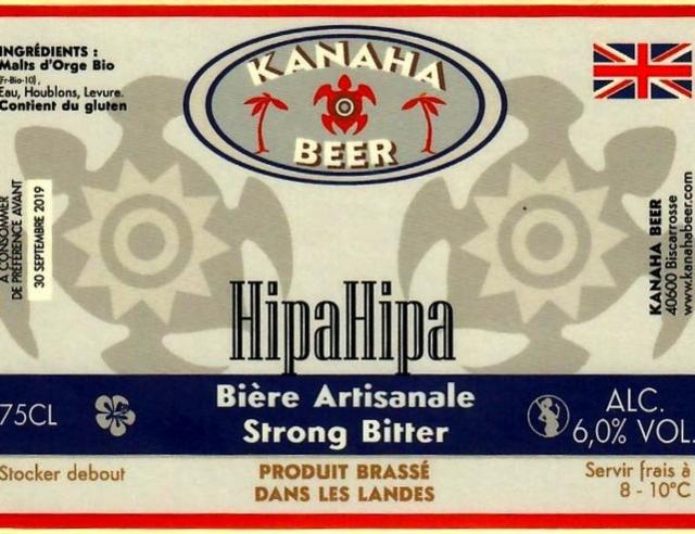 HipaHipa Strong Bitter 6.0%, Kanaha Beer, France