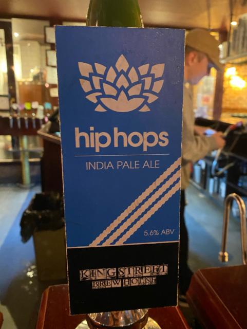 Hiphops 5.6%, King Street Brew House, England