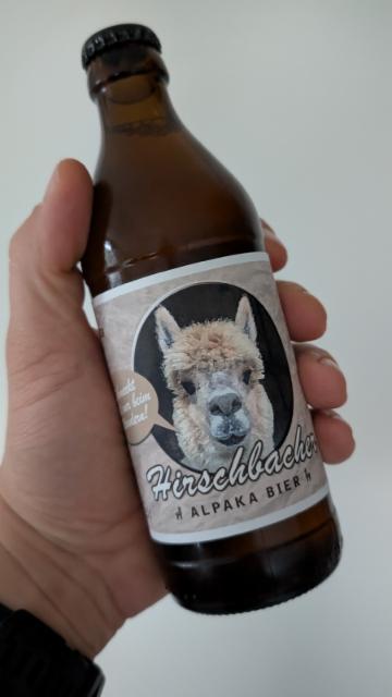 Hirschbacher Alpaka Bier 4.9%, Lahnsteiner Brauerei, Germany