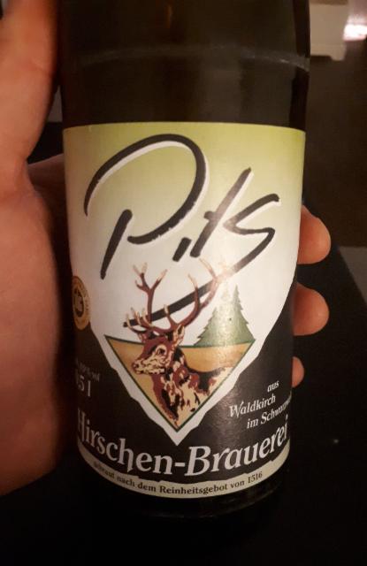 Hirschen Bräu Pils 4.9%, Hirschenbrauerei Waldkirch, Germany