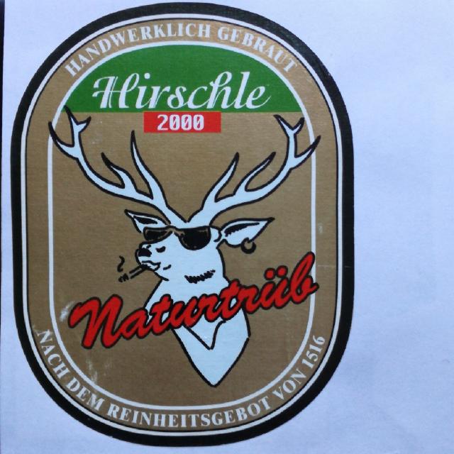 Hirschle Naturtrüb 4.7%, Getränke Grammer GbR Rottenburg-Ergenzingen, Germany