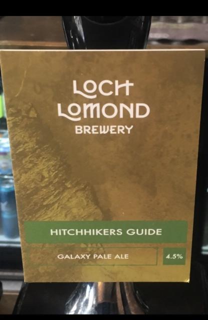 Hitchhikers Guide 4.5%, Loch Lomond Brewery, Scotland
