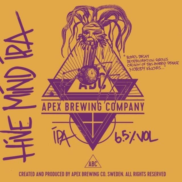 Hive Mind IPA 6.5%, Apex Brewing Company, Sweden