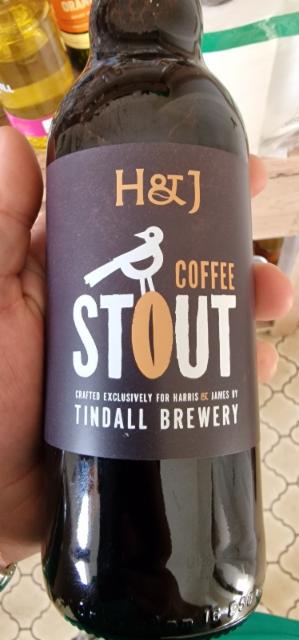 H&J Coffee Stout 4.2%, Tindall Ales, England