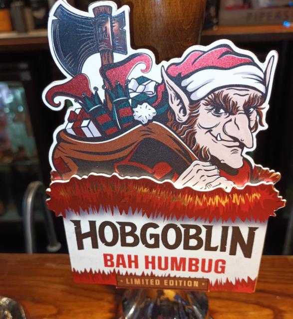 hobgoblin bah humbug limited edition 4.3%, Wychwood Brewery (Marston's Brewery), England