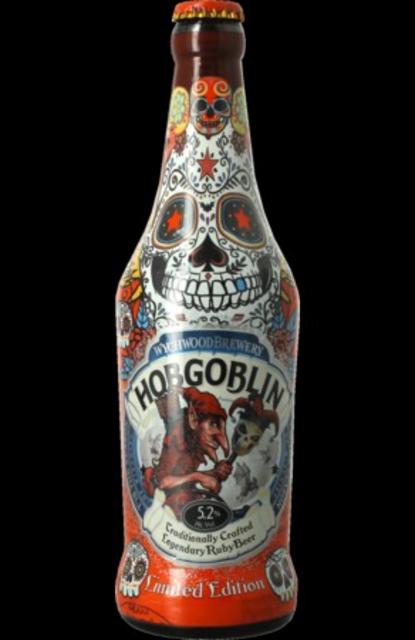 Hobgoblin Limited Edition Day Of The Dead 5.2%, Wychwood Brewery (Marston's Brewery), England