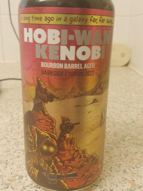 Hobi Wan Kenobi Darkside 2022 11.8%, Bang The Elephant Brewing co, England