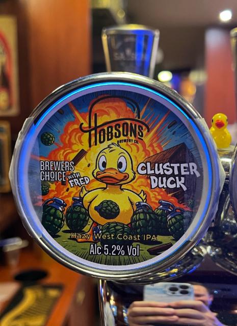 Hobsons Cluster Duck 5.2%, Hobsons Brewery, England