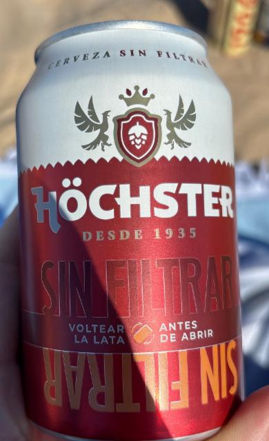 Höchster Sin Filtrar 5.5%, Font Salem (Damm), Spain