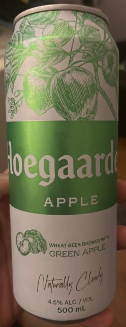 Hoegaarden apple 4.5%, Brouwerij Hoegaarden (InBev), Belgium