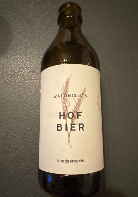 Hof Bier Waldhisli's 4.8%, Waldhisli, Germany