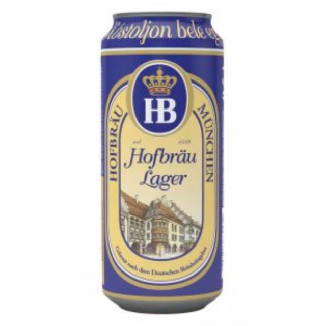 Hofbräu Lager 4.0%, Staatliches Hofbräuhaus München, Germany